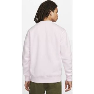 👉 Fleece shirt roze s male men Nike Sportswear Club met ronde hals - 195871853579