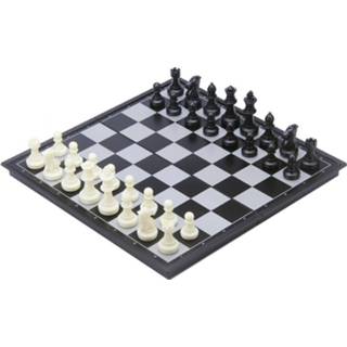 👉 Bord volwassenen Longfield games - Reis schaak/backgammon opklapbaar magnetisch 25 x cm geleverd in een colou