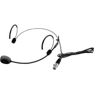 👉 Headset zwart OMNITRONIC UHF-300 Microphone black 4026397649857