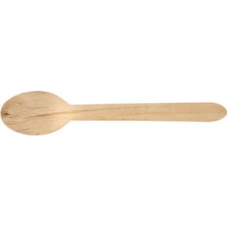 👉 Lepel natuurlijk hout stuks cateringtoebehoren uit hout, 16,5 cm, pak van 250 4002911891148