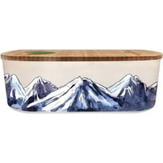 👉 Lunchtrommel PLA/Plant Bioloco 20,5cm x 12,5cm 7cm - Mountains Bergen 4260595857656