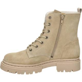 👉 Veterboots vrouwen beige suede Bullboxer 8720251575523 872025157553