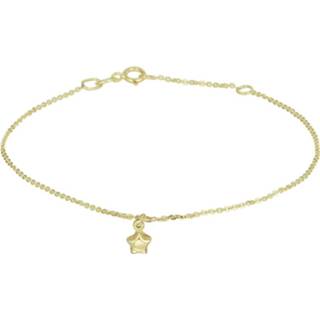 👉 Enkel band gouden active Trendy 14 Karaat Enkelbandje Ster 24 + 2 cm