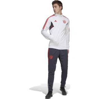 👉 Trainingspak wit grijs xs|s|m|l|xl|xxl trainingspakken Adidas Bayern Munchen Full-Zip 2022-2023