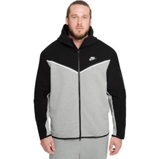 👉 Hoodie zwart grijs wit M|S chest circumference hoodies hip Nike Tech Fleece Full-Zip Donkergrijs