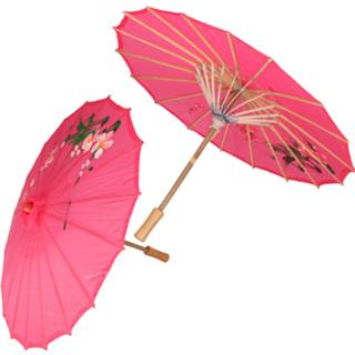 👉 Parasol magenta 4x Decoratie China fuchsia