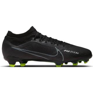 👉 Voetbalschoenen zwart grijs geel Nike Zoom Mercurial Vapor 15 Pro Gras (FG) Neon