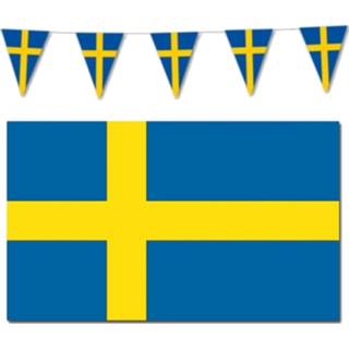 👉 Versiering pakket vlaggen Zweden voor binnen/buiten