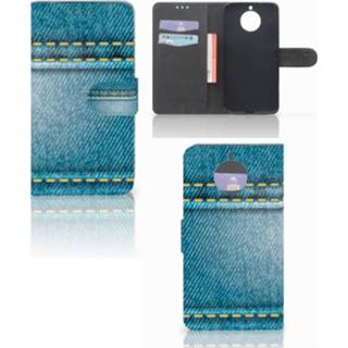 👉 Portemonnee Motorola Moto G5S Plus Wallet Case met Pasjes Jeans 8718894979648