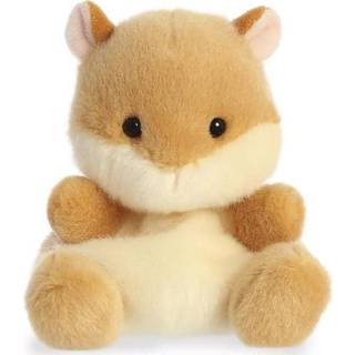 👉 Pluche dier multi stof kinderen dieren knuffels hamster van 13 cm