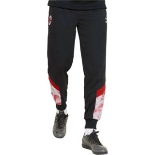 👉 Trainingsbroek zwart rood xs|s|m|l|xl|xxl|xxxl e broeken PUMA AC Milan Iconic MCS Mesh Track