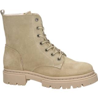 👉 Veterboots suede beige vrouwen Bullboxer 8720251575523 872025157553