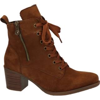 👉 Veterboots leer vrouwen cognac Rieker 8720251613614