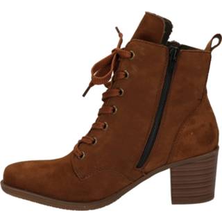 👉 Veterboots leer vrouwen cognac Rieker 8720251613614