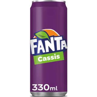 👉 Frisdrank blik stuks drank Fanta Cassis frisdrank, sleek van 33 cl, pak 24 5449000302960