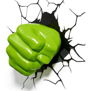👉 Unisex 3D Marvel Hulk Fist Light