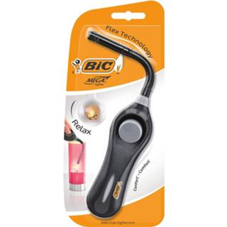 👉 Stuks BIC aanstekers zwart U140 Megalighter Relax blister X1 3501170895177