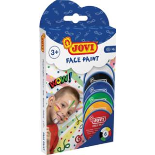 👉 Etui stuks grime Jovi maquillage Face Paint, kartonnen van 6 kleuren 8412027030656