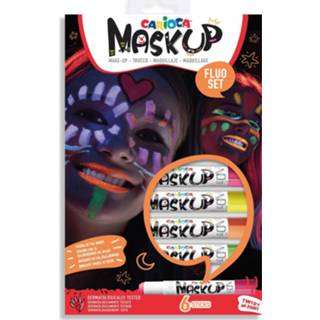 👉 Stift stuks grime Carioca maquillagestiften Mask Up Neon, doos met 6 stiften 8003511431563