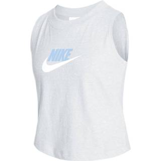 👉 Tanktop XS lichtgrijs kinderen Nike Sportswear