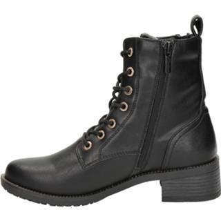 👉 Veterboots zwart vrouwen kunstleder Mustang 8720251581999