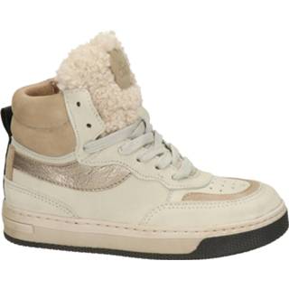 👉 Hoge sneakers leer beige meisjes Clic! 8720251631359 872025163134