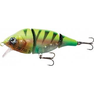 👉 Lichtgroen Fox Rage Hitcher Crank & Troll JOINTED SR - UV Sun Tiger 10cm Plug 5056212152223