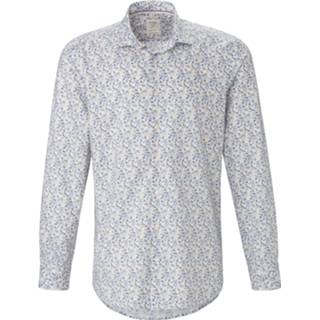 👉 Overhemd beige katoen 100% print Olymp 4063402521067 4063402521050 4063402521081 4063402521074 4063402521005