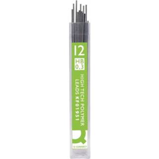 Potloodstift true stuks potloodstiften Q-Connect 0,3 mm HB etui van 12 5705831019515