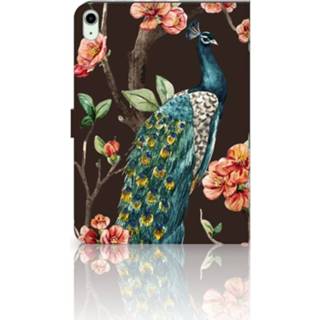 👉 Flipcase IPad Air (2020/2022) 10.9 inch Flip Case Pauw met Bloemen 8720632827777