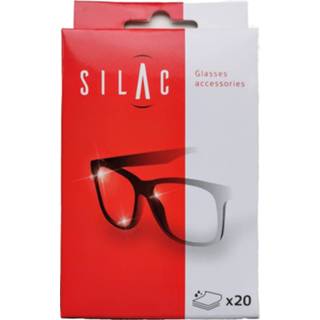 Poetsdoek stuks poetsdoekjes voor brillen SILAC brillen, doosje van 20 5400323000094