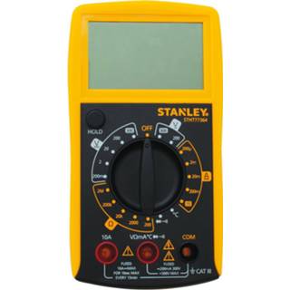 👉 Multimeter geel stuks gereedschap Stanley multi-meter 3253560773649