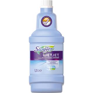 👉 Vloerreiniger blauw stuks schoonmaakbenodigdheden Swiffer Wetjet Frisse Bries, fles van 1,25 l 8001090236258