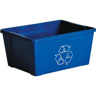 👉 Papierbak blauw stuks vuilnisbakken met recycle-symbool, 738272076637