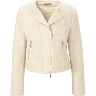 👉 Beige Jas in bikerstijl Uta Raasch