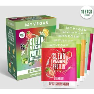 👉 Verpakking mannen Clear Vegan Protein (verpakking met verschillende smaken)