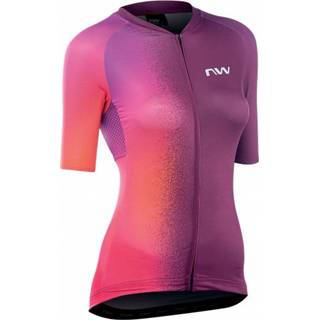 👉 Northwave - Women's Blade Jersey Short Sleeve - Fietsshirt maat XL, purper