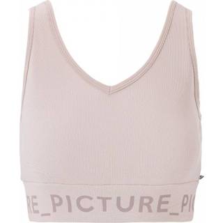 👉 Picture - Women's Nauvea Sports Bra - Sportbeha maat XL, roze