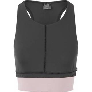 👉 Picture - Women's Sanna Crop Top - Sportbeha maat XL, grijs