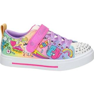 👉 Lage sneakers meisjes multi textiel Skechers BFF Magic 8720251518674