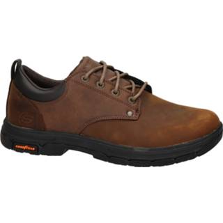 👉 Lage sneakers Gevet Nubuck bruin men Skechers Sessler 8720251540316 872025154033
