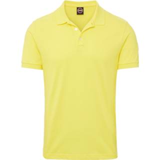 👉 Poloshirt geel korte mouwen COLMAR