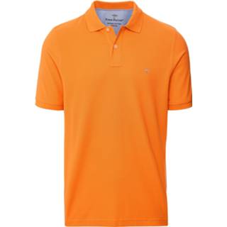 👉 Poloshirt oranje katoen 100% Fynch Hatton