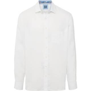 👉 Overhemd wit linnen 100% Olymp