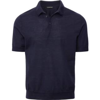 👉 Scheerwol blauw Polotrui 100% Louis Sayn