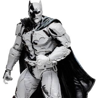 👉 Zwart McFarlane DC Direct Black Adam Batman Line Art Variant 7 Inch Action Figure with Comic SDCC