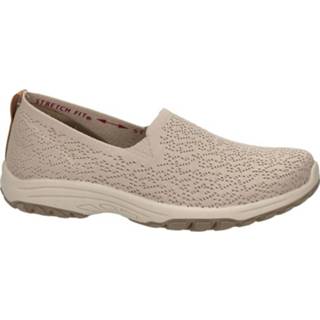 Moccasins beige vrouwen textiel Skechers Reggae Fest 2.0 mocassins & loafers 8720251542136