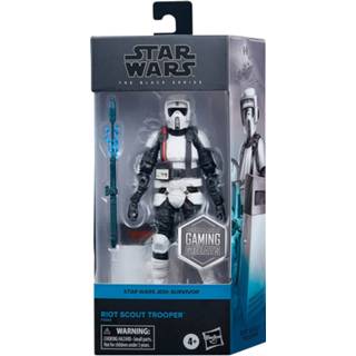 👉 Zwart Hasbro Star Wars The Black Series Gaming Greats Riot Scout Trooper Action Figure 5010994182663