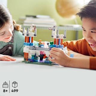 👉 Unisex LEGO Minecraft: The Ice Castle Toy with Zombie Figures (21186) 5702017156644