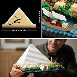 👉 Unisex LEGO Architecture: Great Pyramid of Giza Set for Adults (21058) 5702017152349